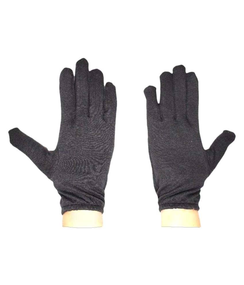 Tahiro Black Cotton Driving Gloves - Jewellery Sets | Buy online on ZillyBuy