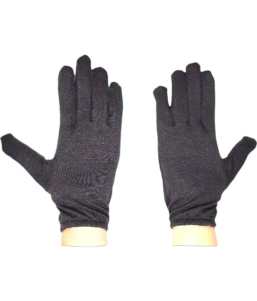 Tahiro Black Cotton Driving Gloves - Jewellery Sets | Buy online on ZillyBuy