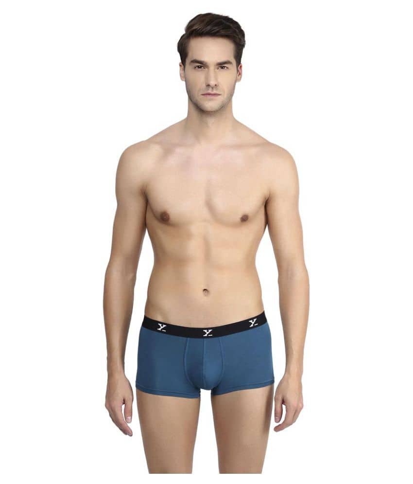 XYXX Pack of 1 Modal Trunks For Men's ( Blue )