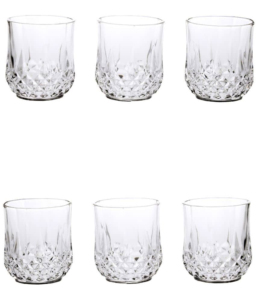 Afast Water/Juice  Glasses Set,  200 ML - (Pack Of 6)