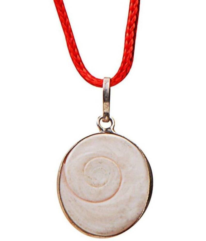     			Gomti Chakra Pendant With Silk Dori