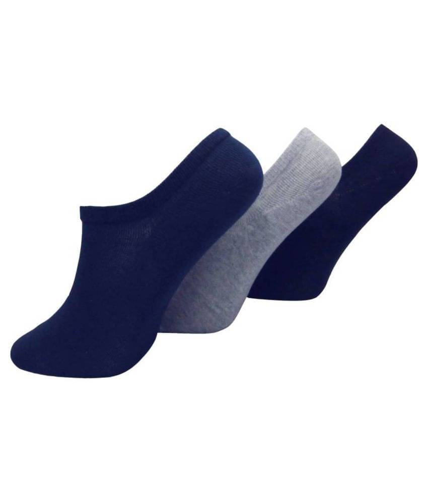     			Tahiro Multicolour Cotton Footie Socks - Pack Of 3
