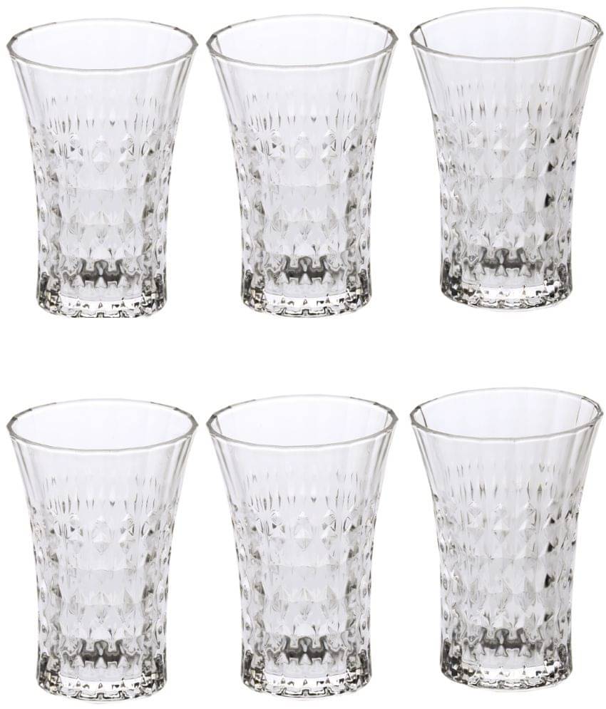     			Somil Water/Juice  Glasses Set,  250 ML - (Pack Of 6)