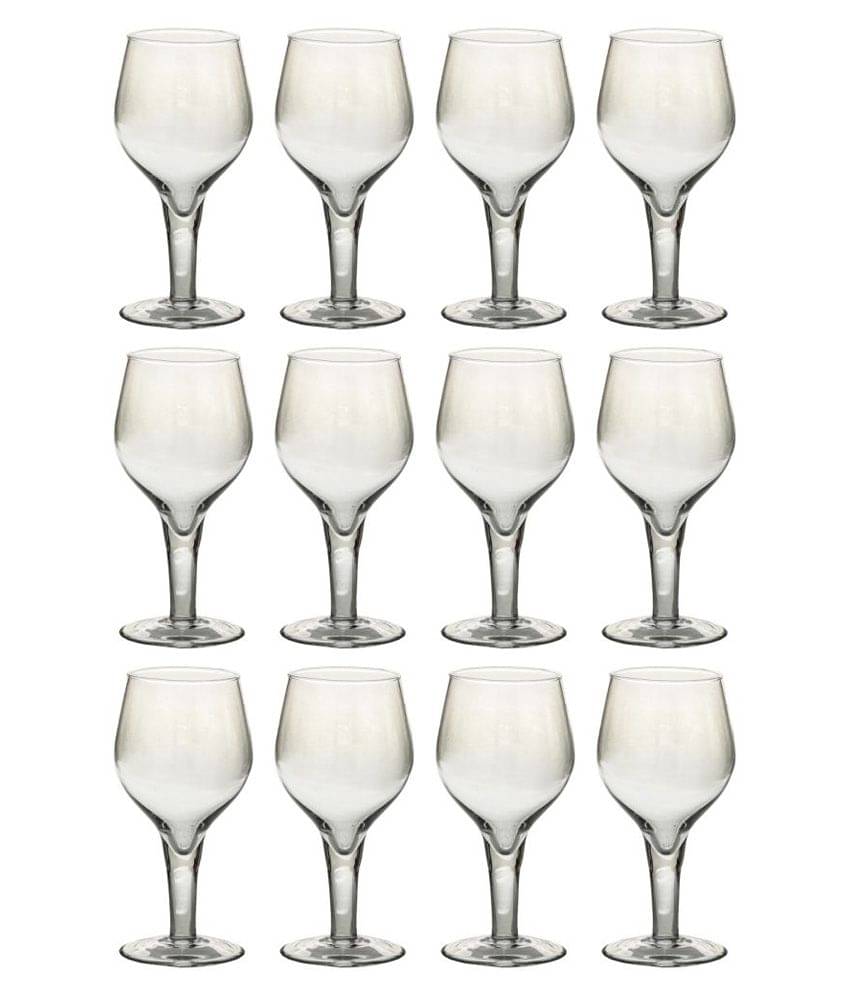     			Somil Wine  Glasses Set,  250 ML - (Pack Of 12)