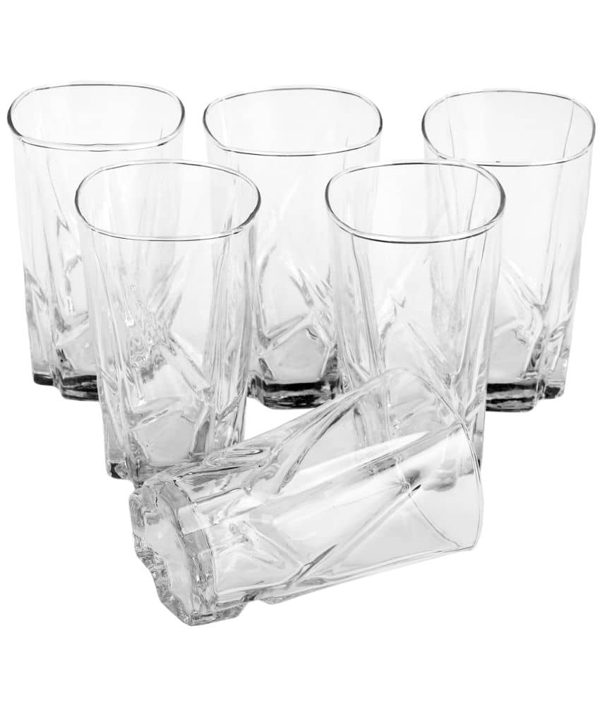 Somil Water/Juice  Glasses Set,  280 ML - (Pack Of 6)