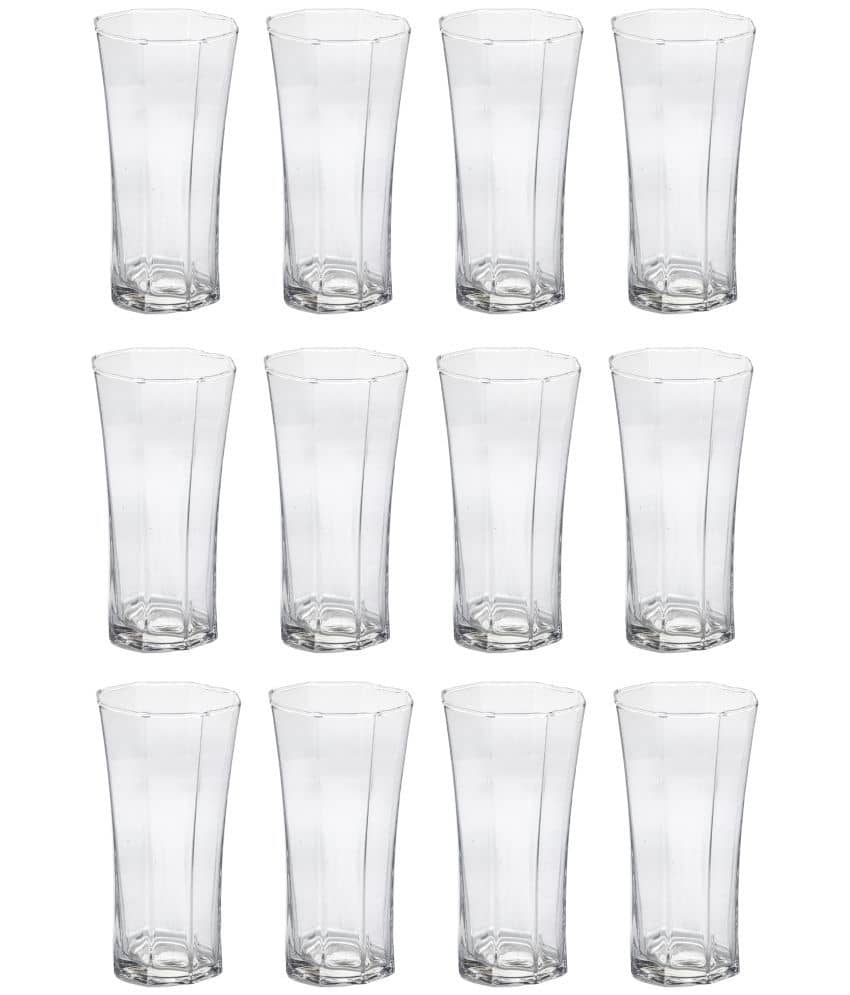 Somil Water/Juice  Glasses Set,  200 ML - (Pack Of 12)