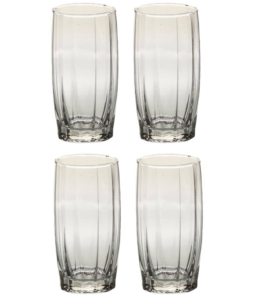 Somil Water/Juice  Glasses Set,  400 ML - (Pack Of 4)