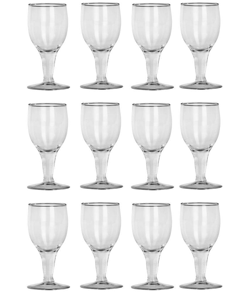     			Somil Wine  Glasses Set,  180 ML - (Pack Of 12)