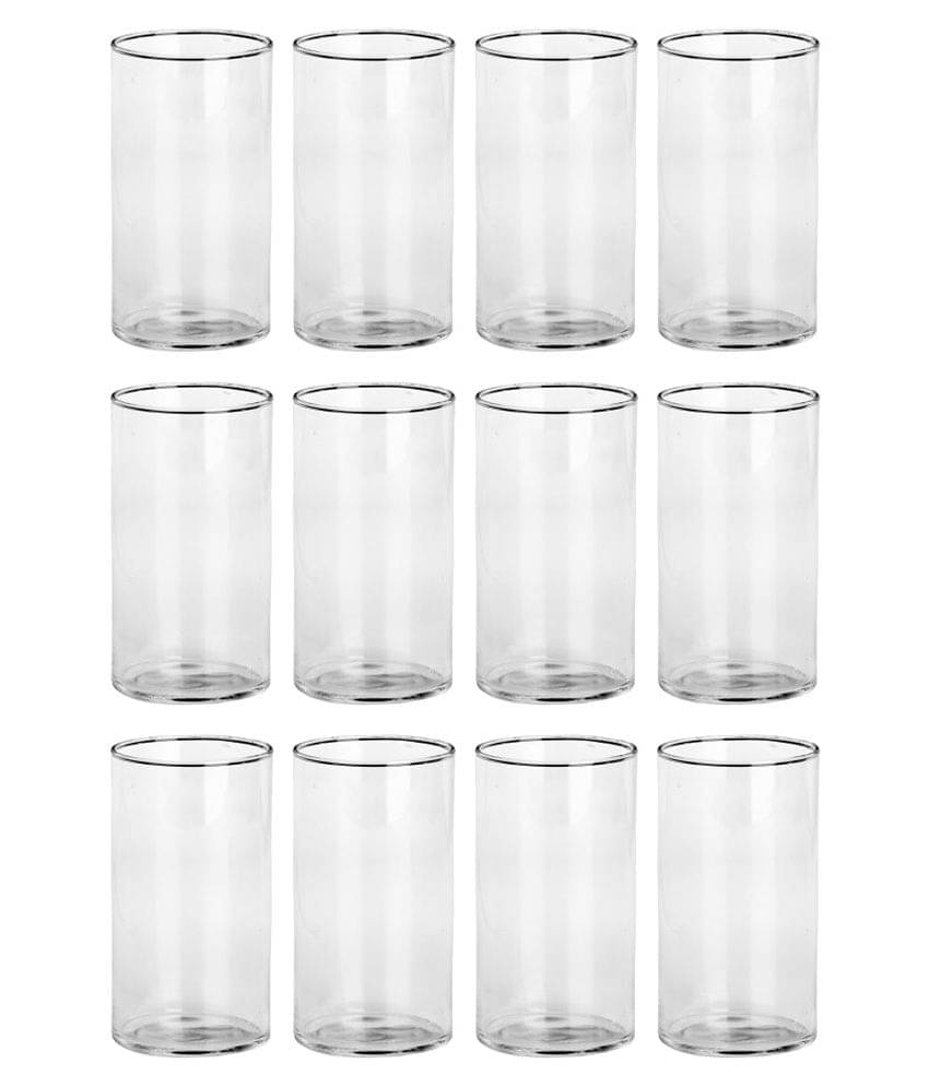     			Somil Water/Juice  Glasses Set,  280 ML - (Pack Of 12)