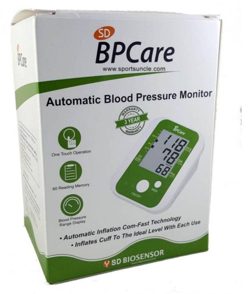     			SD BP Care Automatic AUTOMATIC BLOOD PRESSURE MONITOR