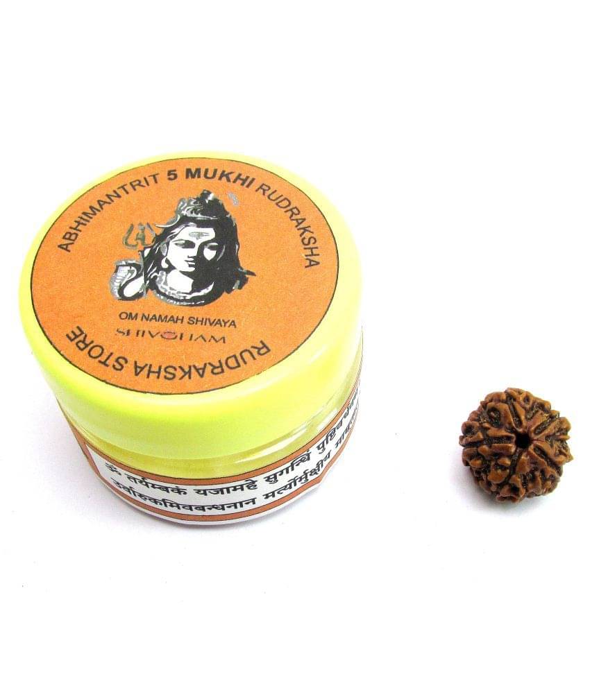     			Shivoham Abhimantrit 5 Mukhi Rudraksha Beads 5 Face Rudraksha
