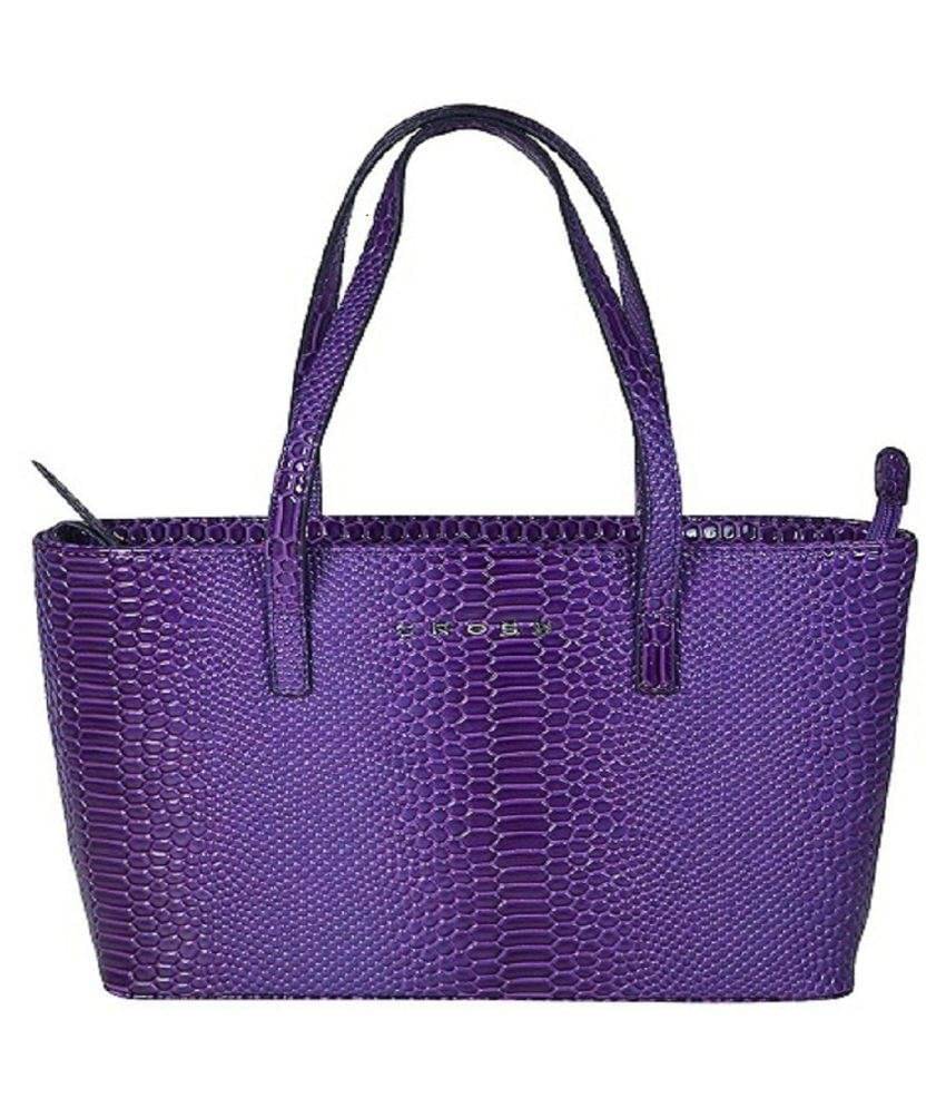     			Cross Violet P.U. Shoulder Bag