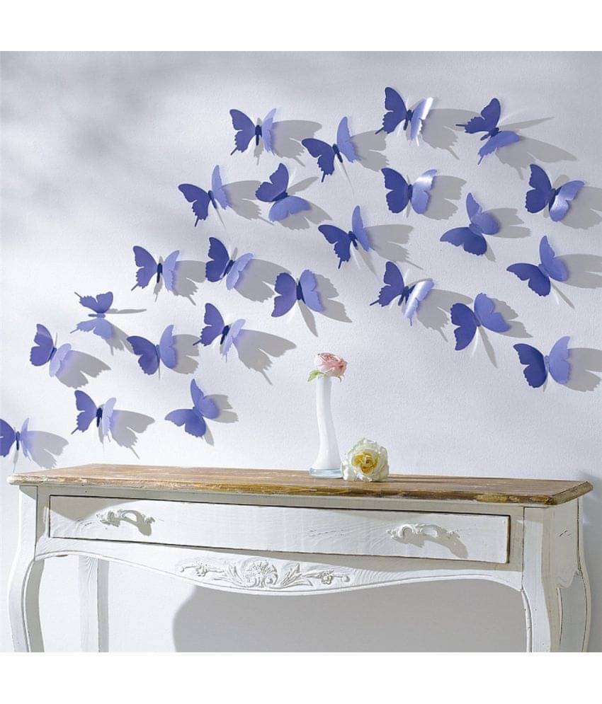     			Jaamso Royals Dark Blue Butterfly Nature Nature PVC Sticker