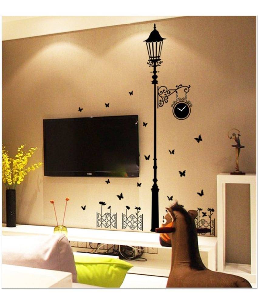    			Jaamso Royals Wall Sticker - Nature Design PVC Vinyl Black Wall Sticker - Pack of 1