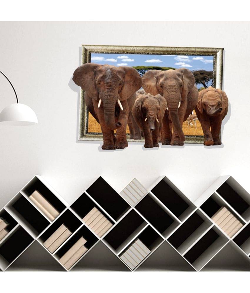     			Jaamso Royals Wall Sticker - Nature Design PVC Vinyl Multicolour Wall Sticker - Pack of 1