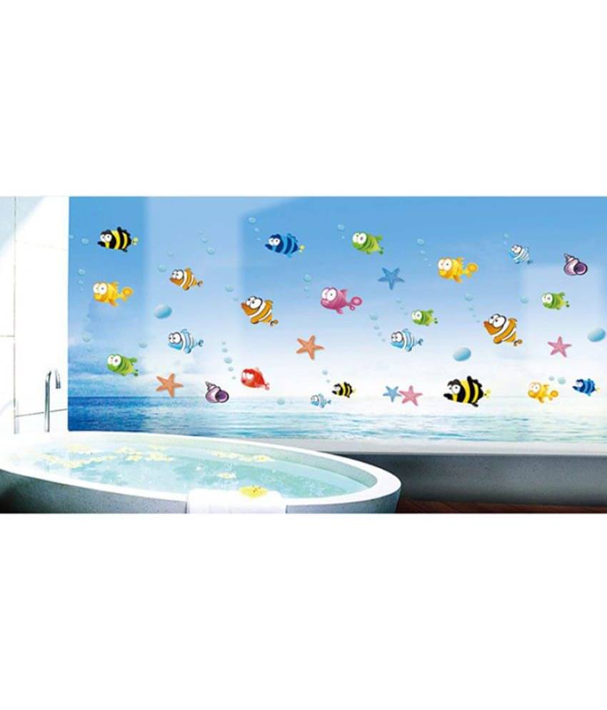     			Jaamso Royals Nature Design PVC Vinyl Multicolour Wall Sticker - Pack of 1