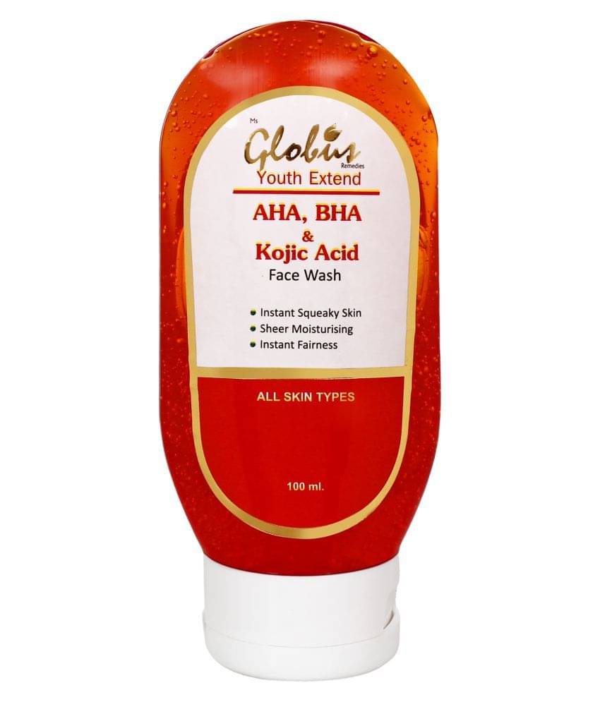     			globus remedies AHA BHA & Kojic Acid Face Wash Face Wash 100 gm