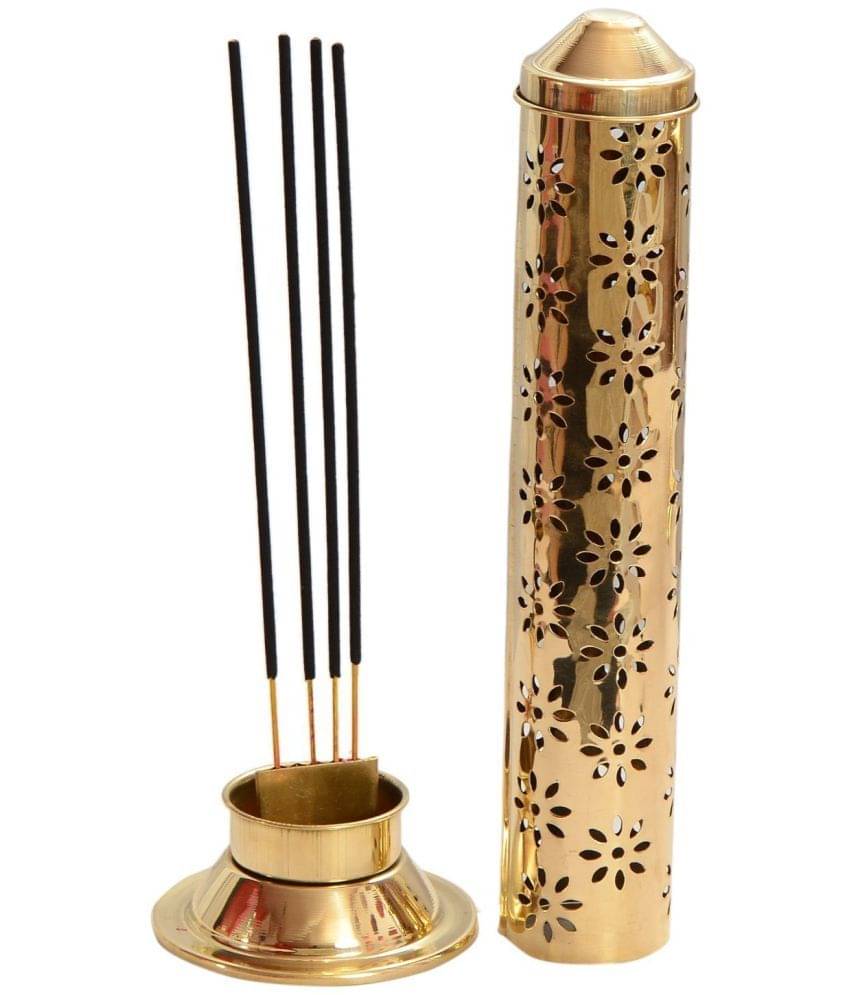     			India Get Shopping Safety Agarbatti Stand Brass 26 x 7.6 x 5.2 cm