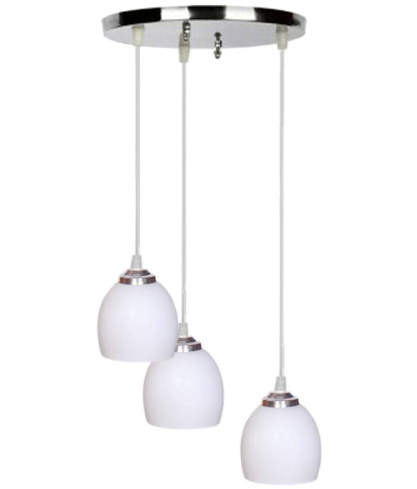 Somil Glass Exclusive Hanging Light White - Pack of 1 Somil Glass Exclusive Hanging Light White - Pack of 1