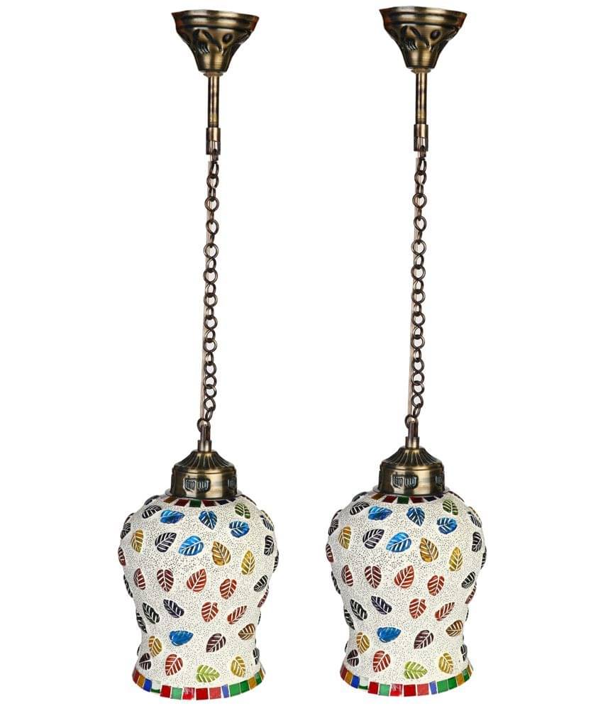 Somil Glass Exclusive Hanging Light Multi - Pack of 2 Somil Glass Exclusive Hanging Light Multi - Pack of 2