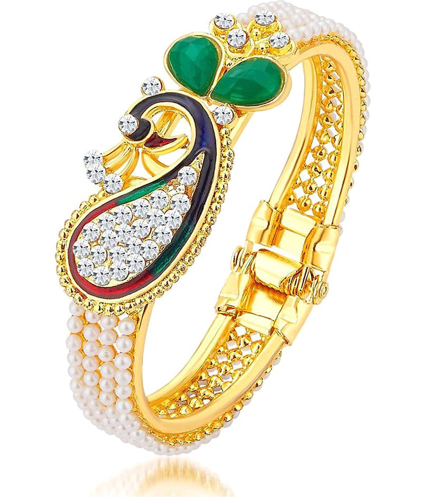 Zeneme fascinating Gold Plated Pair Of Kadas