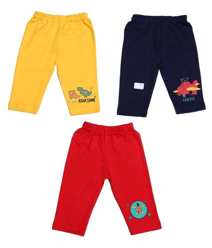 KABOOS Pack of 3 Unisex for Baby Cotton Pyjama ( Multicolor ) KABOOS Pack of 3 Unisex for Baby Cotton Pyjama ( Multicolor )