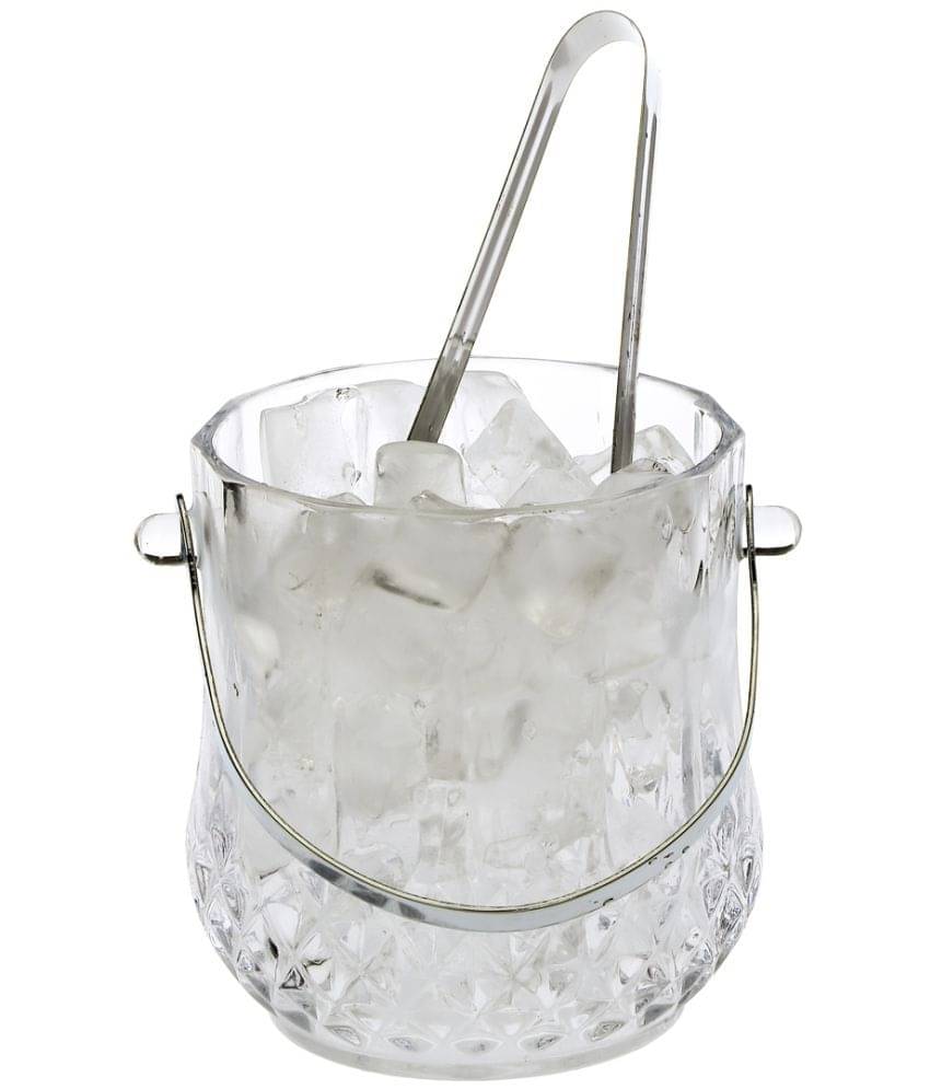     			Somil Glass Ice Bucket, Transparent, Pack Of 1, 1000 ml