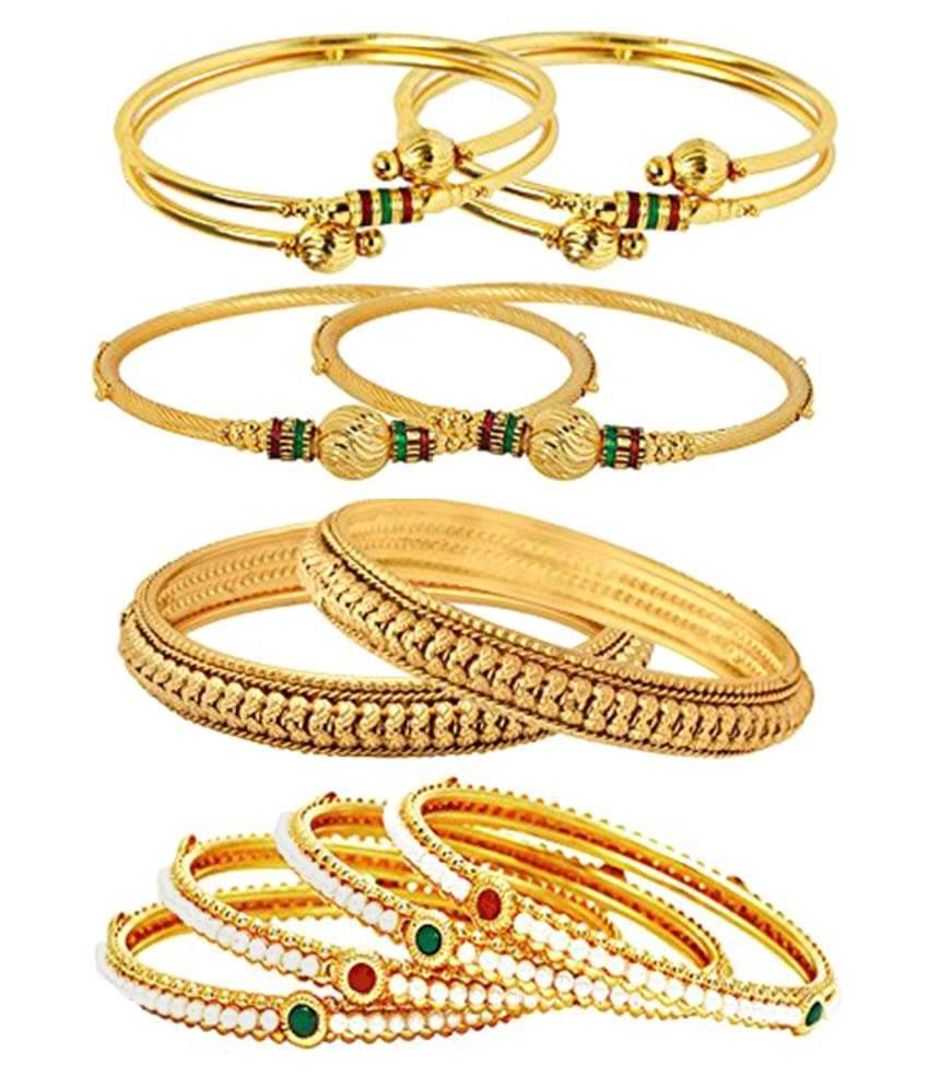    			Zeneme Traditional Bangle Combo ( pair of 5 )
