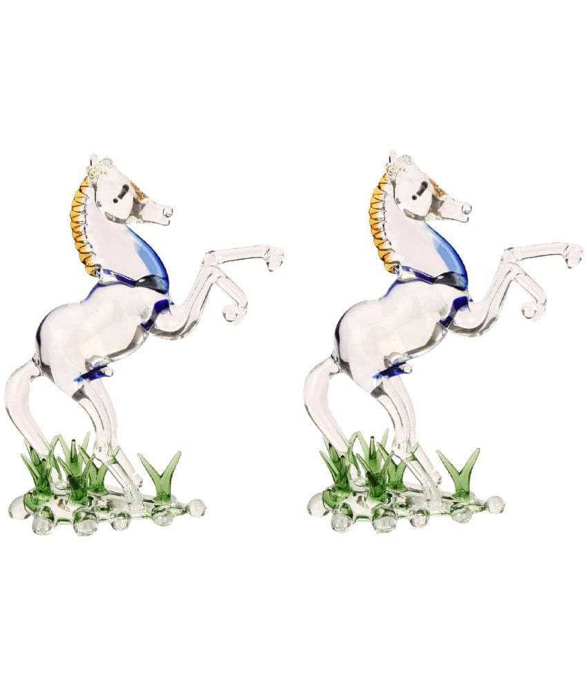     			Somil Multicolour Glass Figurines 13 - Pack of 2