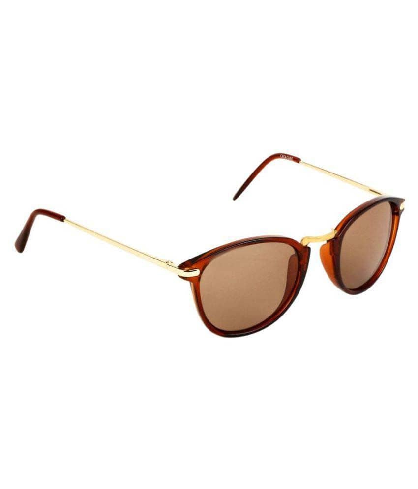 Creature - Bottle Green Oval Sunglasses ( SP-103 ) - Sunglasses | Buy online on ZillyBuy