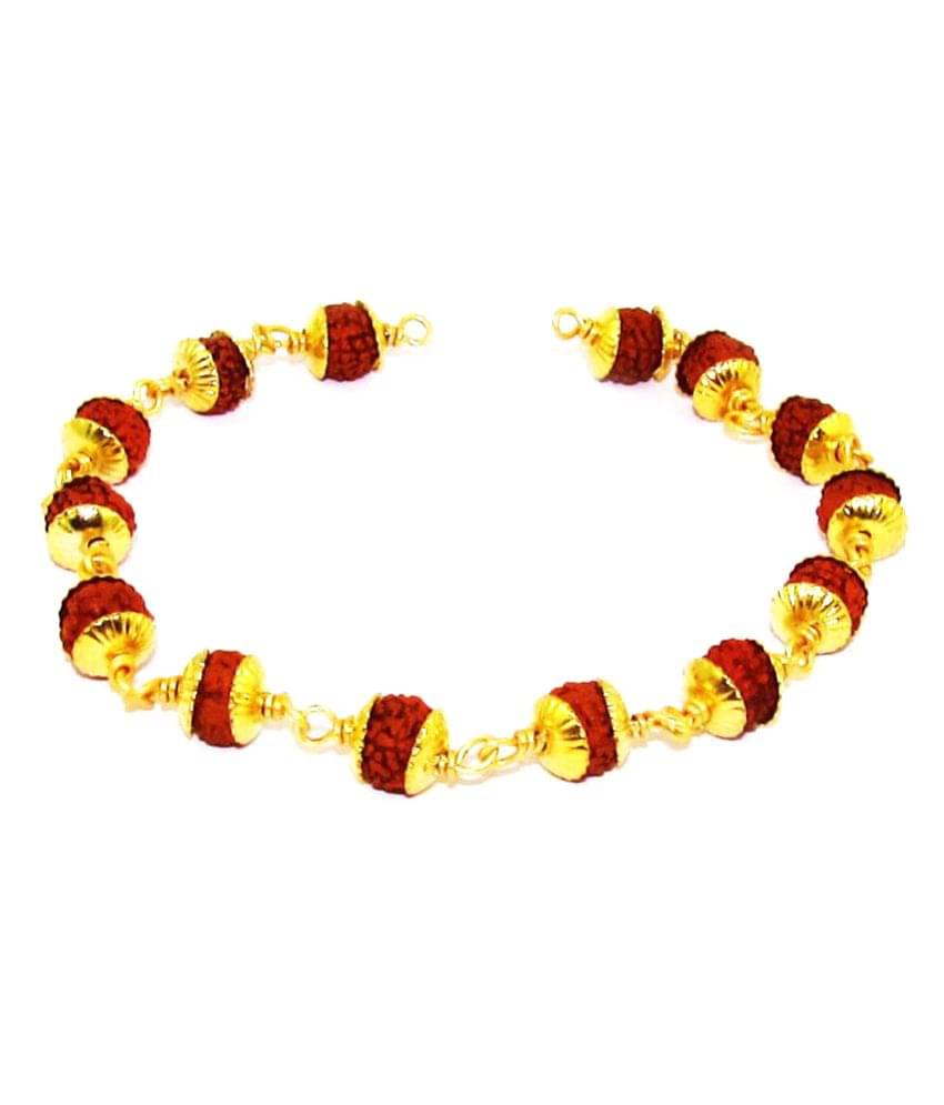     			Rudraksha Golden Bracelet