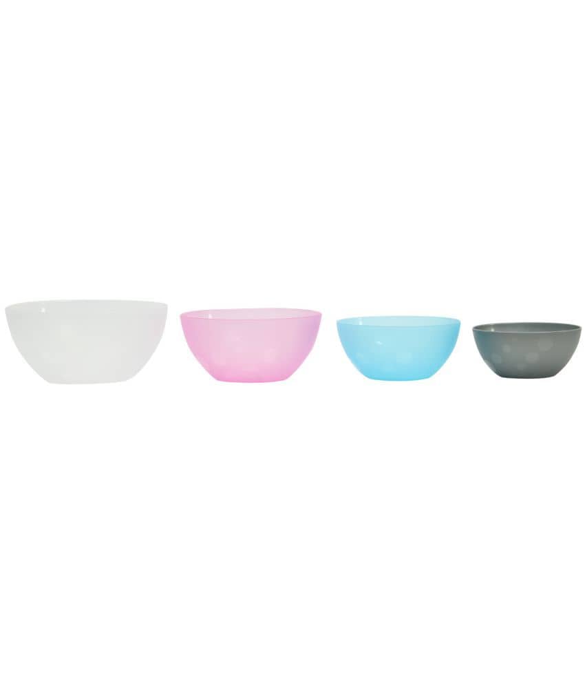 Jaypee Plus Plastic Mixing Bowl 4 Pc