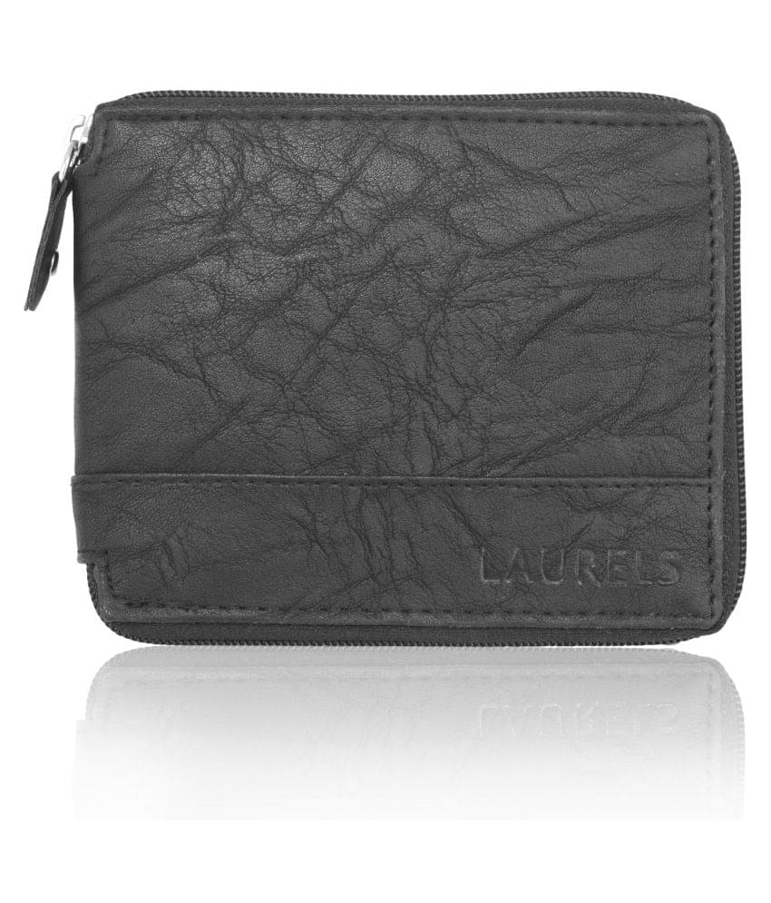     			Laurels Leather Black Casual Regular Wallet