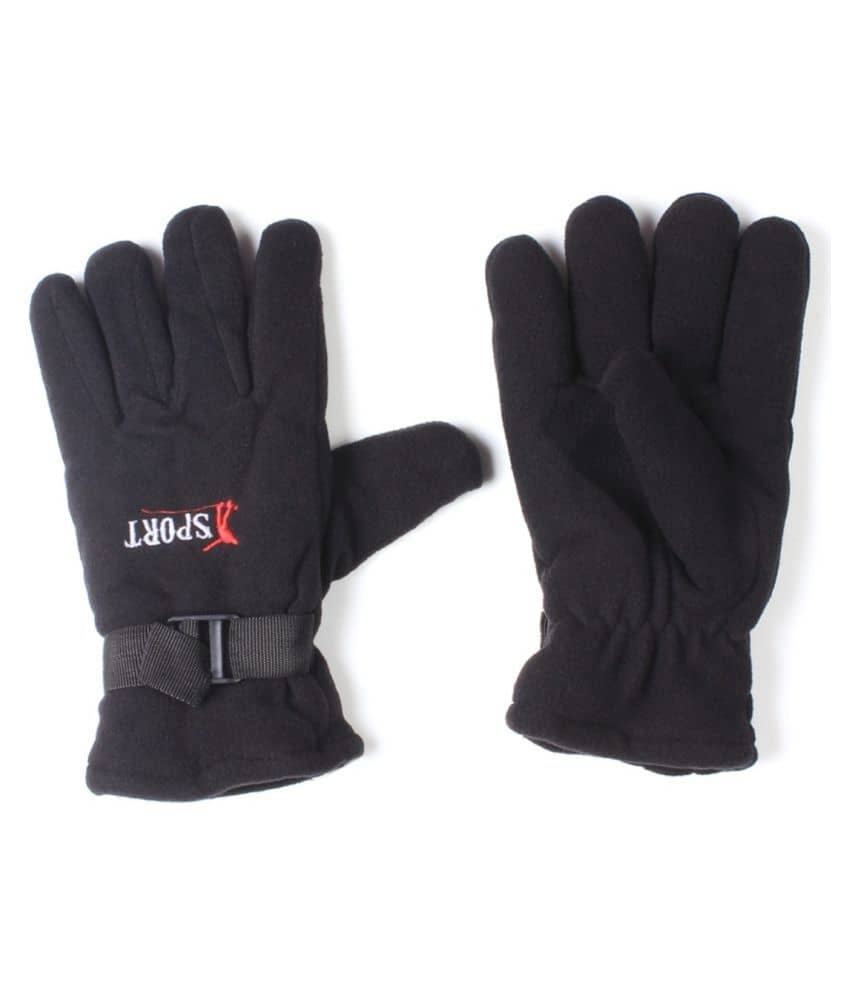 Tahiro Black Woollen Formal Gloves -  Pack Of 1 - Jewellery Sets | Buy online on ZillyBuy