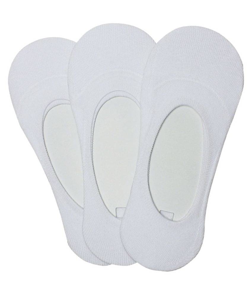     			Tahiro White Casual Low Cut Socks