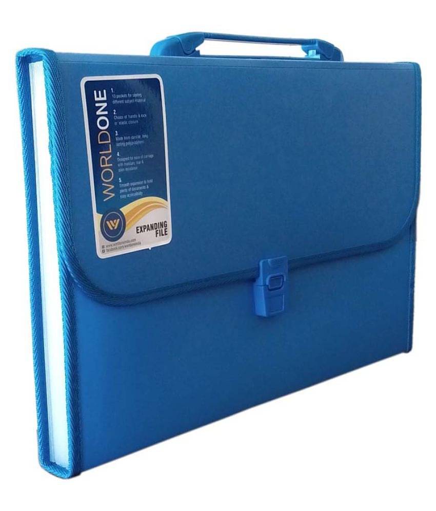     			Worldone Expanding File 13 Pockets