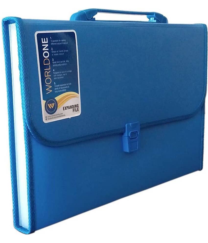 Worldone Expanding File 13 Pockets - Stationery | Buy online on ZillyBuy