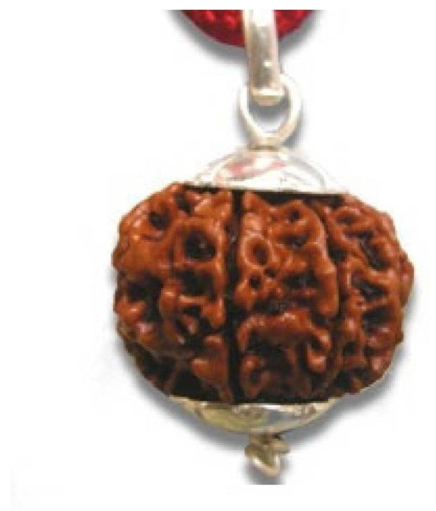     			Shivoham 5 Mukhi Nepali Rudraksha in Silver Capping 5 Face Rudraksha