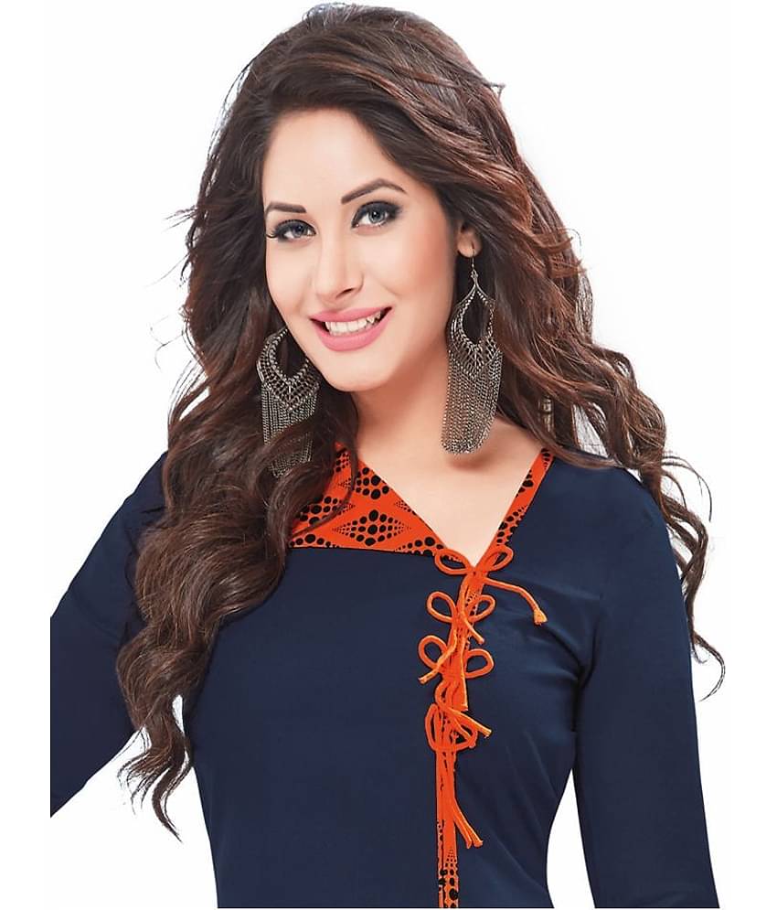 REYA Red and Black Crepe Dress Material