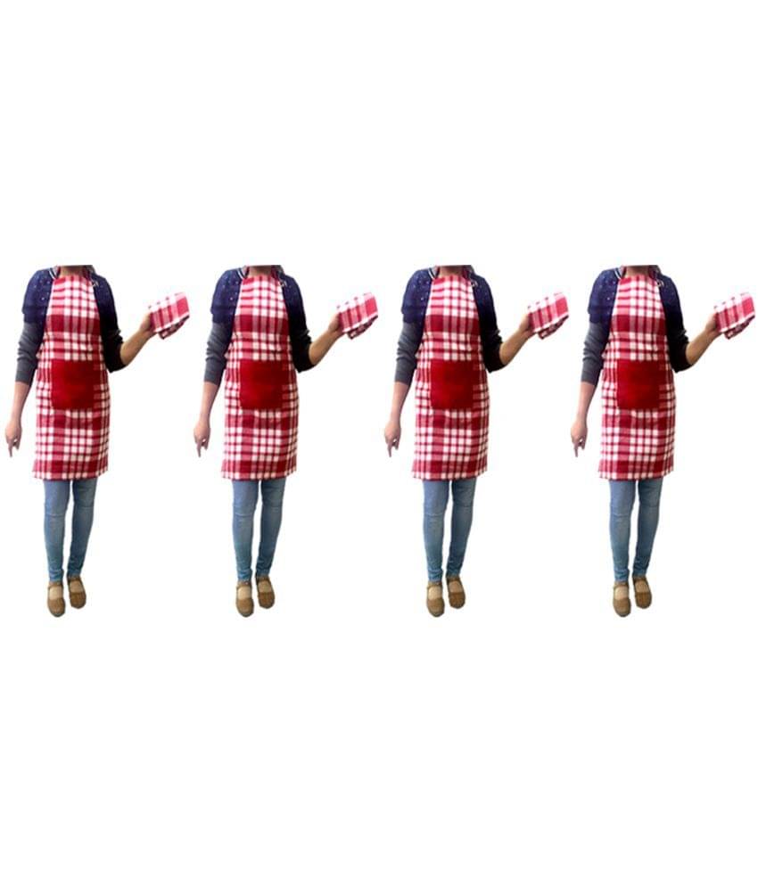     			AAZEEM Set of 4 Cotton Apron