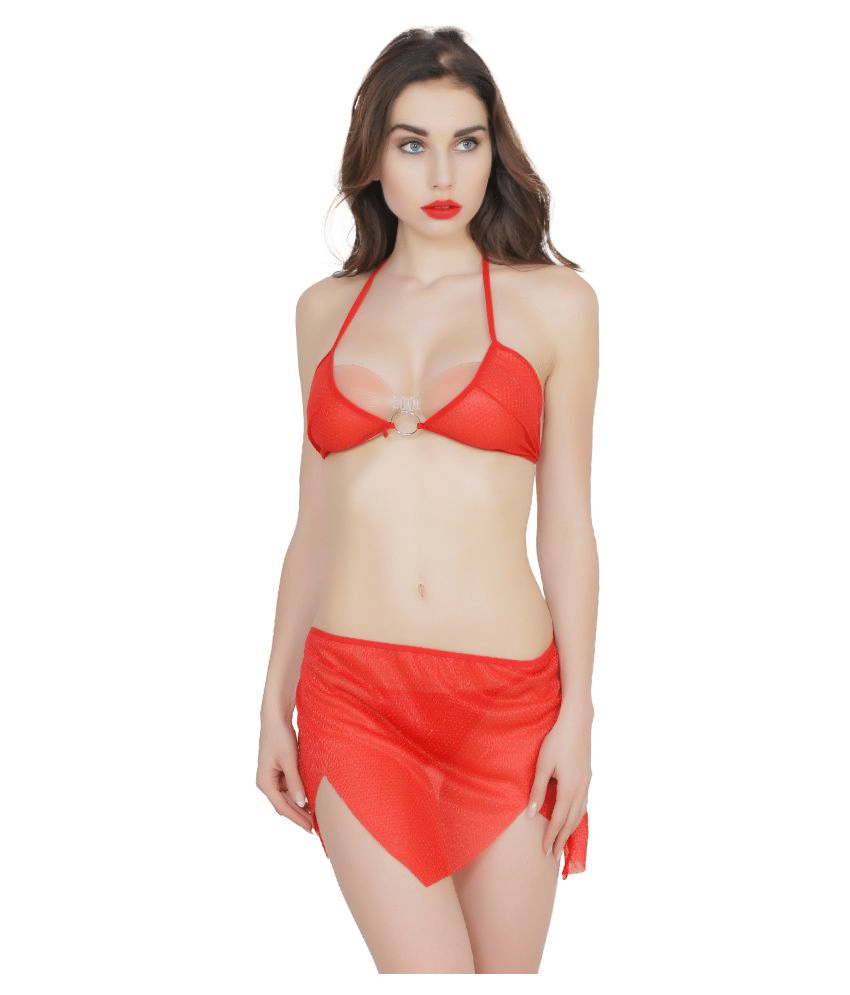     			D Naked Lycra Baby Doll Dresses With Panty