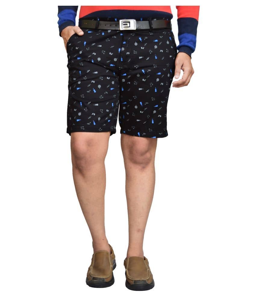 American Noti Black Shorts - Shorts | Buy online on ZillyBuy