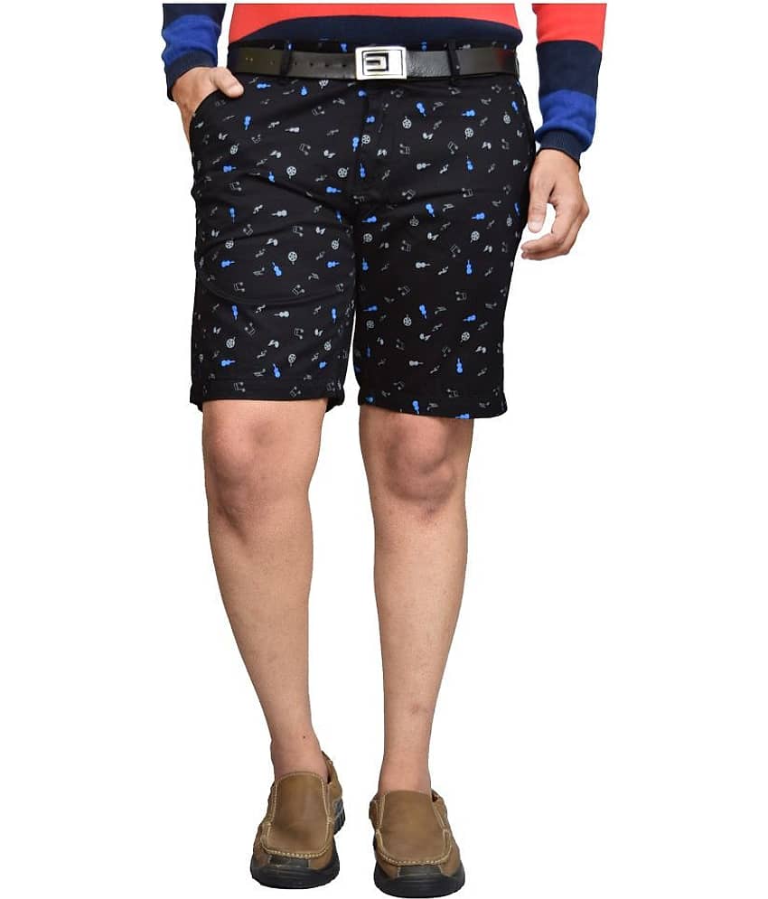 American Noti Black Shorts - Shorts | Buy online on ZillyBuy