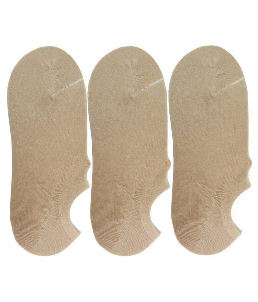     			Tahiro Beige Casual No Show Socks