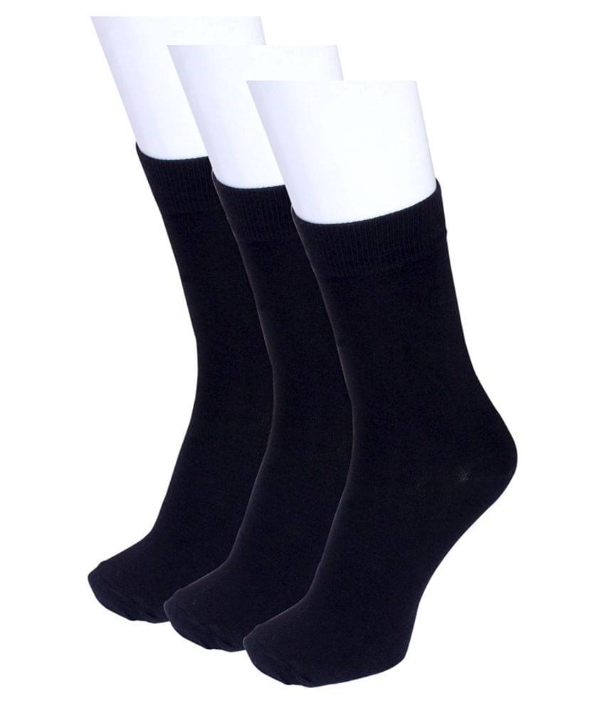     			Tahiro Black Casual Mid Length Socks