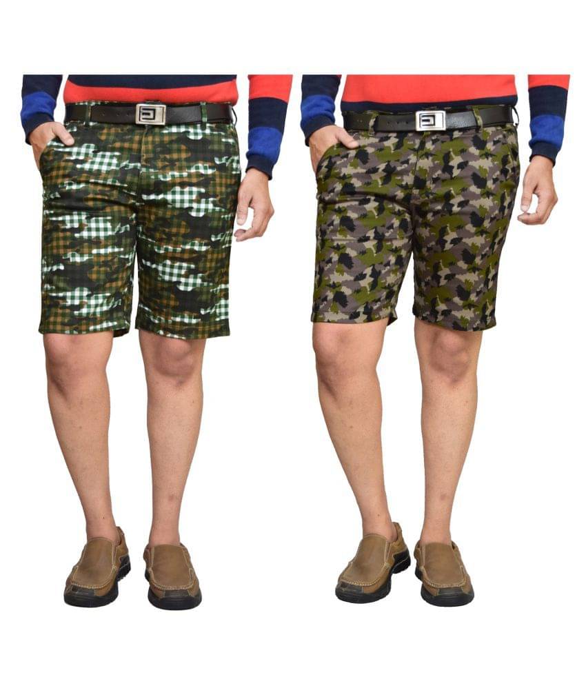     			American Noti Multi Shorts 2 shorts