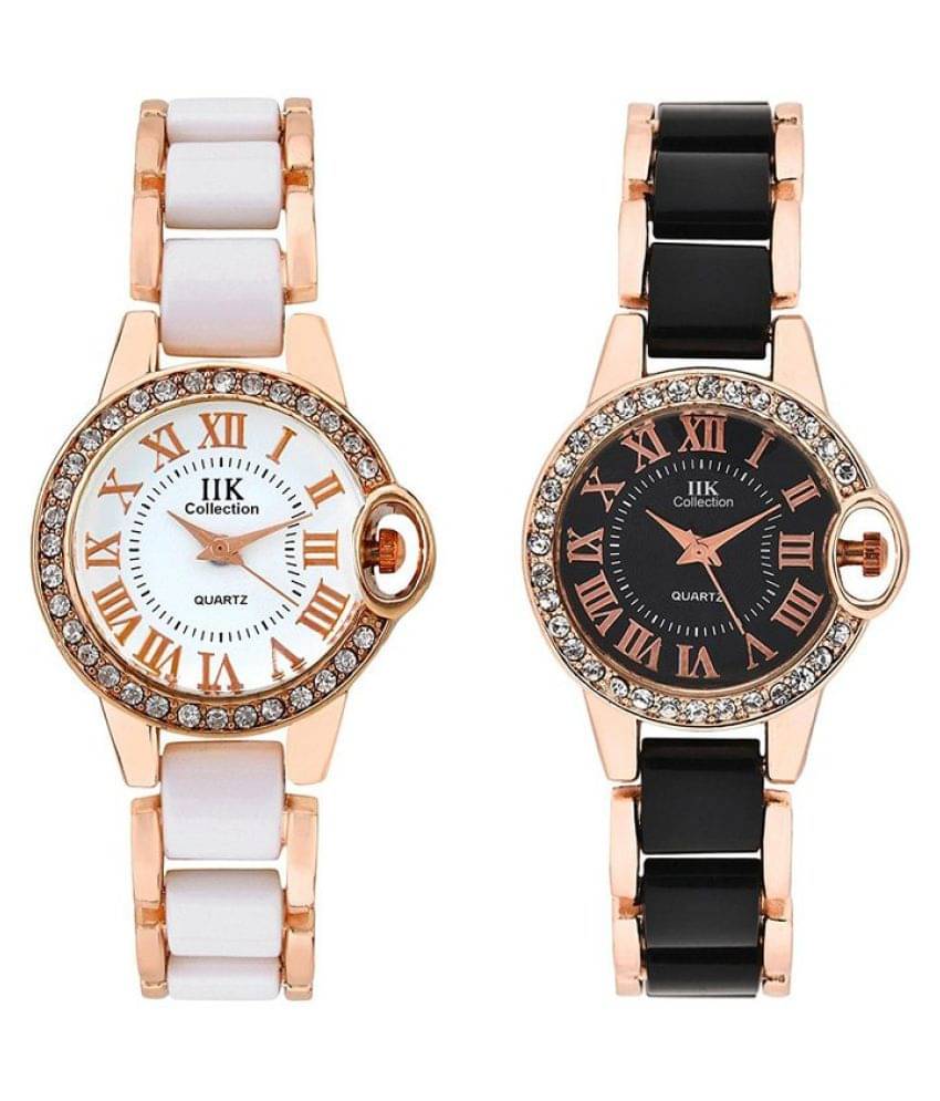     			IIK Collection  Combo of Analog Wrist Watch For Women (IIK-1112W-1113W)