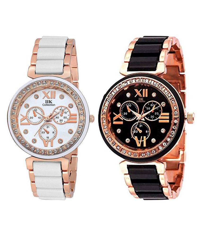 IIK Collection Combo of Analog Wrist Watch For Women (IIK-1012W-1013W) IIK Collection Combo of Analog Wrist Watch For Women (IIK-1012W-1013W)