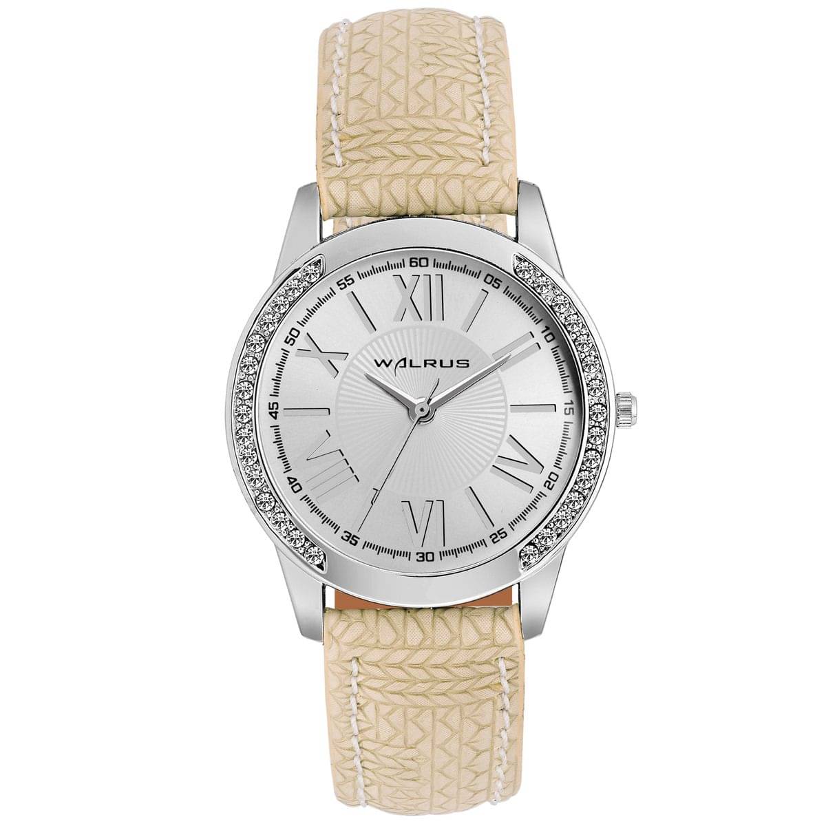 Walrus CAROL Silver Color Analog Women Watch- WWW-CAROL-073007 Walrus CAROL Silver Color Analog Women Watch- WWW-CAROL-073007