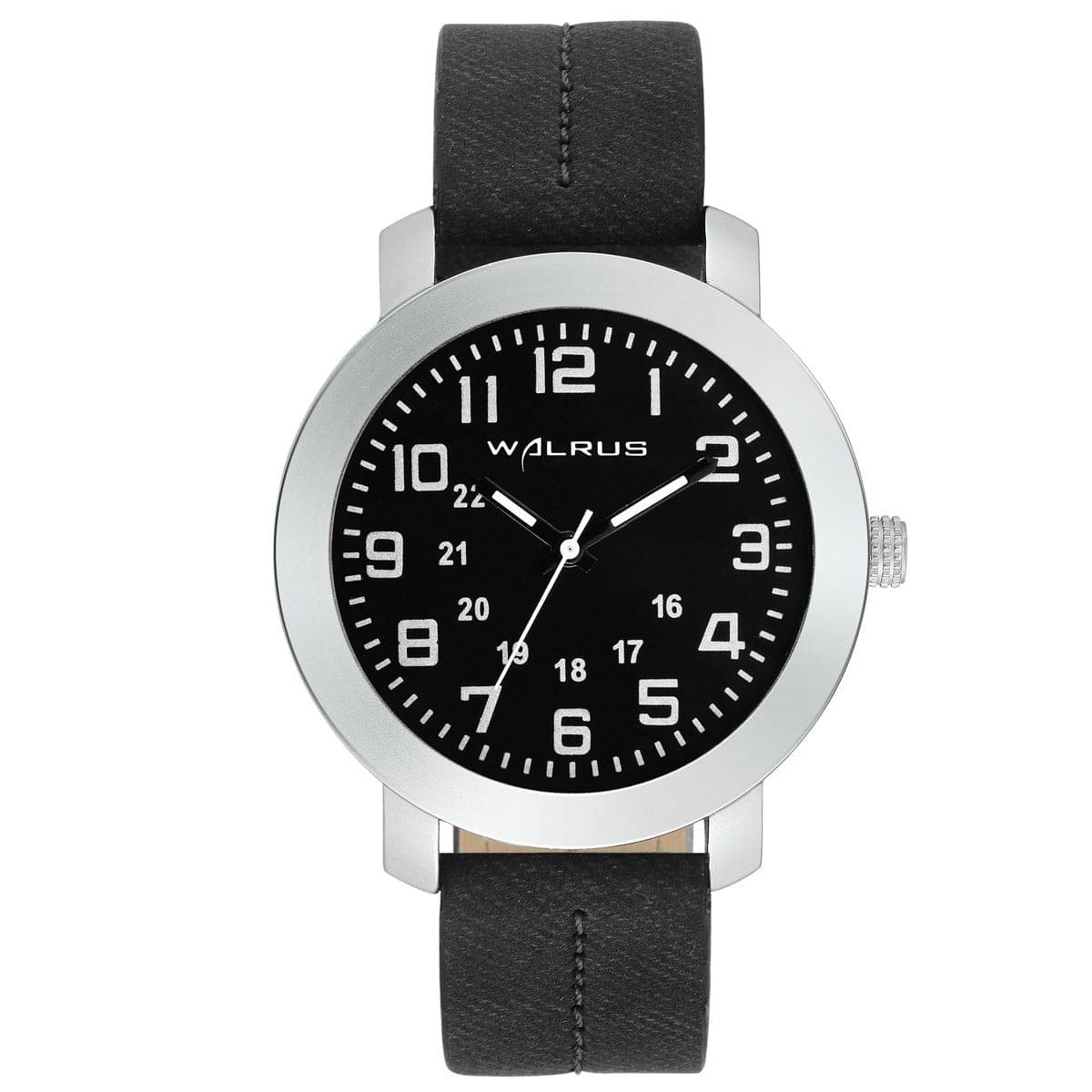     			Walrus Leo Black Color Analog Men Watch- WWM-LEO-020207